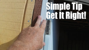 Simple Tip For Installing a Garage People Door