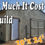 Home Much It Cost to Build a 20×24 Workshop