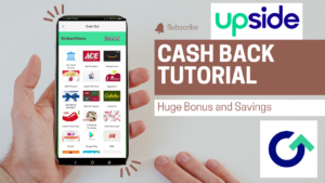 Earn Cash Back How to Use Upside Tutorial. Why not save a lot of money!